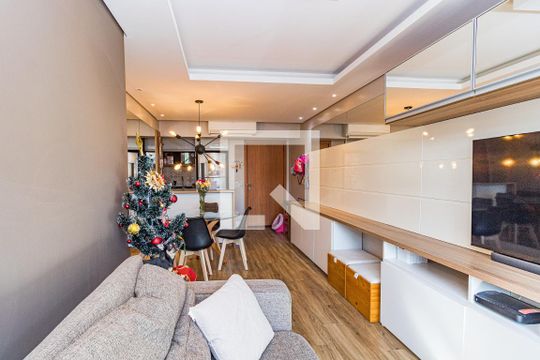 Sala de apartamento à venda com 3 quartos, 75m² em Rio Branco, Porto Alegre