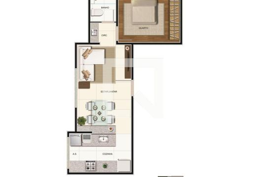 Apartamento à venda com 1 quarto, 55m² em Sagrada Família, Belo Horizonte