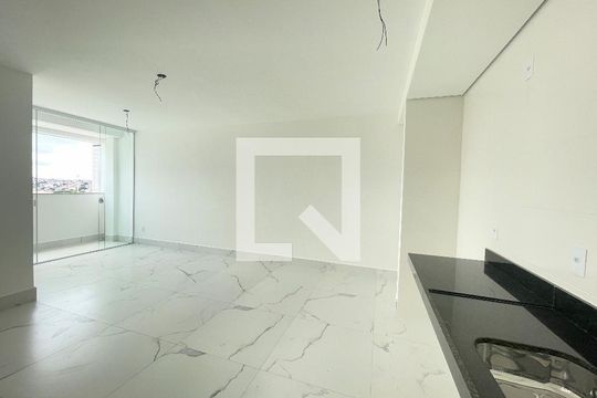 Sala/cozinha  de apartamento à venda com 3 quartos, 73m² em Manacás, Belo Horizonte