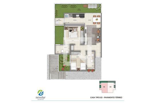 Casa de Condomínio à venda com 3 quartos, 116m² em Bosque do Jambreiro, Nova Lima
