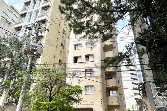Fachada de apartamento à venda com 2 quartos, 70m² em Pinheiros, São Paulo