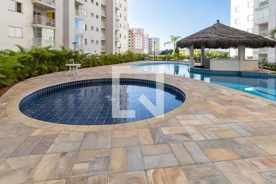 Área comum - Piscina de apartamento para alugar com 2 quartos, 69m² em Vila das Hortências, Jundiaí