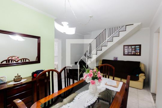 Sala de Jantar de casa à venda com 3 quartos, 300m² em Vila Camilópolis, Santo André