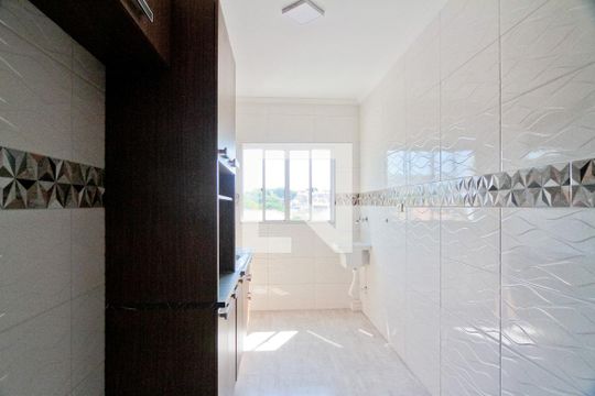 Cozinha de apartamento para alugar com 1 quarto, 35m² em Vila Zulmira, São Paulo