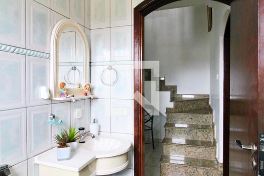 Lavabo de casa à venda com 4 quartos, 510m² em Jardim Santo Antônio, Santo André