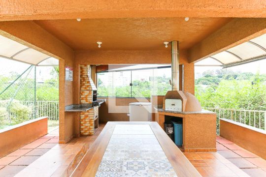 Área comum - Churrasqueira de apartamento para alugar com 2 quartos, 59m² em Jardim Uira, São José dos Campos