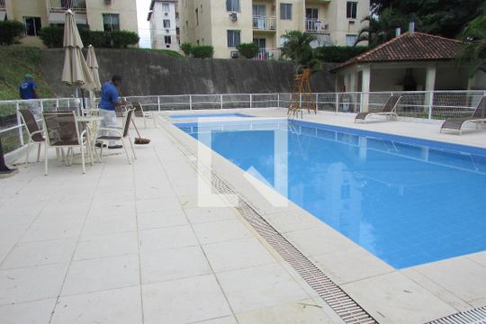 Área comum - Piscina de apartamento para alugar com 2 quartos, 54m² em Campo Grande, Rio de Janeiro