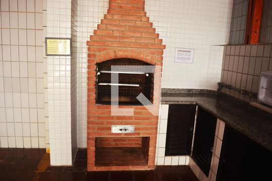 Área comum - Salão de festas de apartamento para alugar com 1 quarto, 50m² em Itararé, São Vicente
