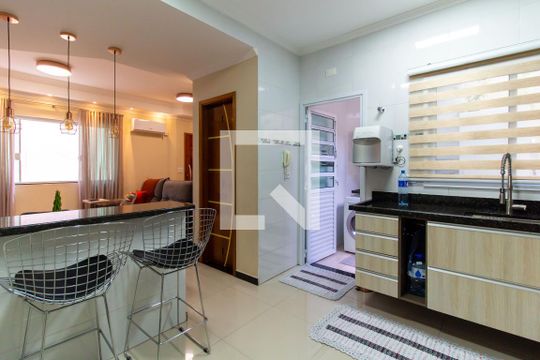 Cozinha de casa de condomínio à venda com 3 quartos, 70m² em Vila Esperança, São Paulo