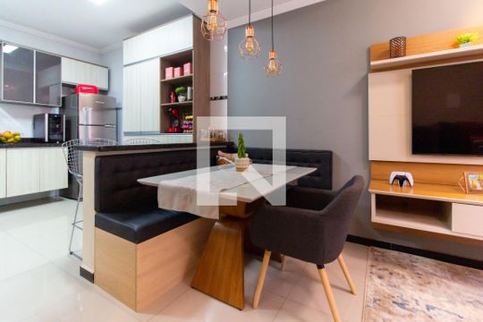 Sala de Jantar de casa de condomínio à venda com 3 quartos, 70m² em Vila Esperança, São Paulo