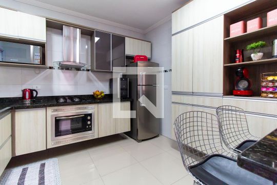 Cozinha de casa de condomínio à venda com 3 quartos, 70m² em Vila Esperança, São Paulo