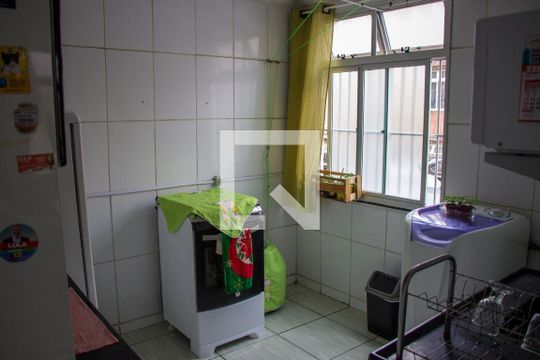 Cozinha de apartamento para alugar com 1 quarto, 38750m² em Industrial, Contagem