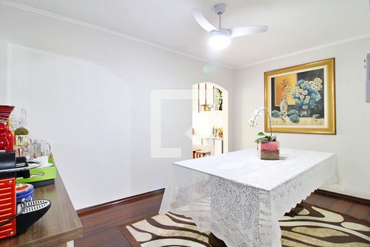 Sala de Jantar de casa à venda com 3 quartos, 185m² em Campestre, Santo André
