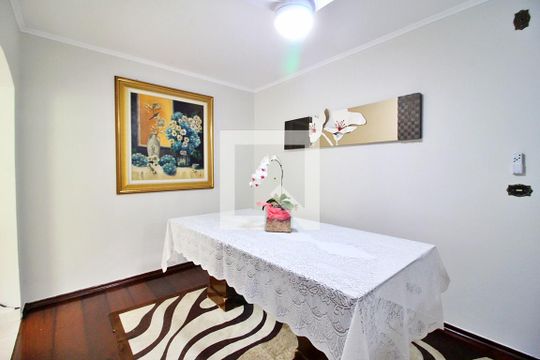 Sala de Jantar de casa à venda com 3 quartos, 185m² em Campestre, Santo André