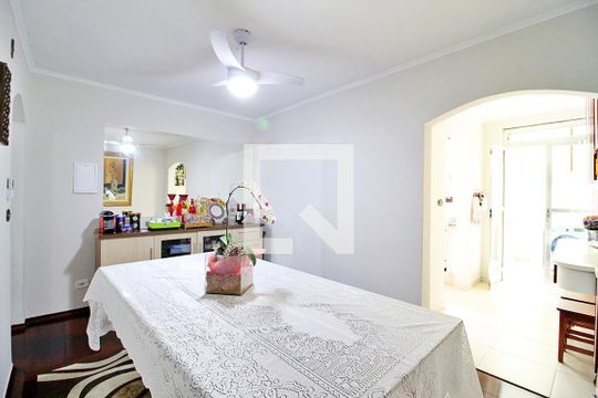 Sala de Jantar de casa à venda com 3 quartos, 185m² em Campestre, Santo André
