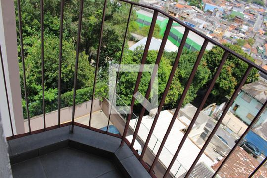 Varanda da Sala de apartamento para alugar com 3 quartos, 64m² em Vila Marina, São Paulo
