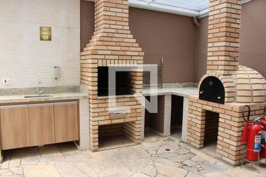 Área comum - Churrasqueira de apartamento para alugar com 3 quartos, 64m² em Vila Marina, São Paulo