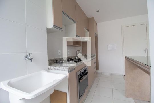 Cozinha - Armários de apartamento para alugar com 2 quartos, 47m² em Atuba, Pinhais