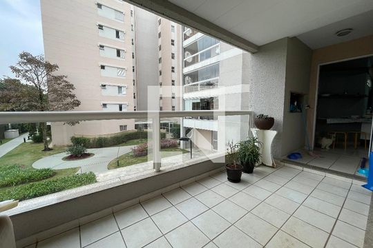 Varanda da Sala de apartamento à venda com 4 quartos, 170m² em Cidade São Francisco, São Paulo