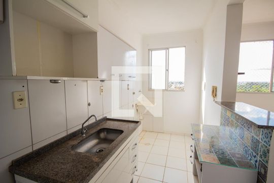Área de Serviço-Cozinha de apartamento para alugar com 2 quartos, 47m² em Jardim Paulistano, Ribeirão Preto