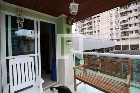 Varanda de apartamento à venda com 3 quartos, 101m² em Anil, Rio de Janeiro