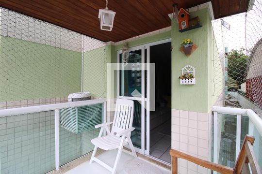Varanda de apartamento à venda com 3 quartos, 101m² em Anil, Rio de Janeiro