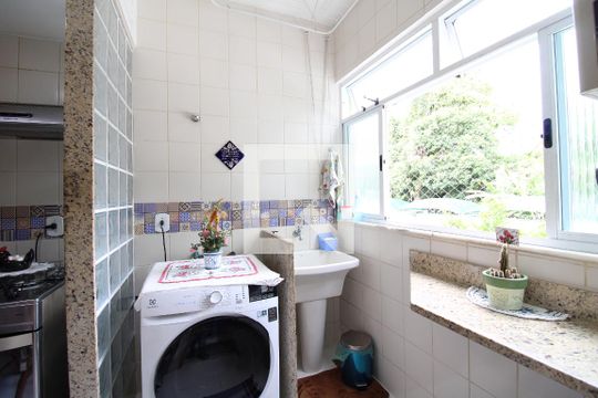 Área de Serviço de apartamento à venda com 3 quartos, 101m² em Anil, Rio de Janeiro