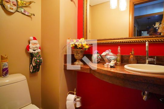 Sala - Lavabo de apartamento à venda com 3 quartos, 150m² em Jardim Itu, Porto Alegre