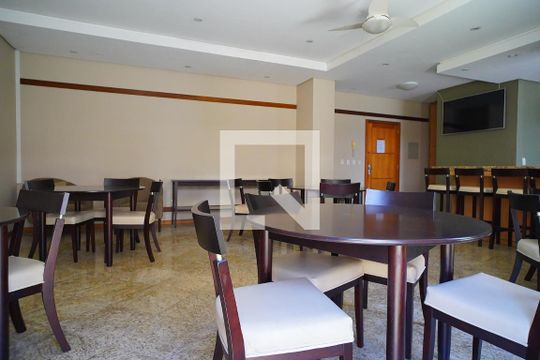 Área comum - Salão de festas de apartamento para alugar com 3 quartos, 150m² em Jardim Itu, Porto Alegre