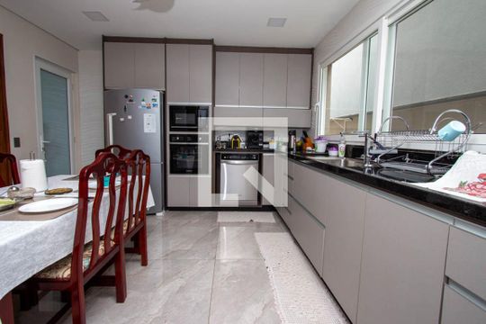Cozinha - Armários de casa de condomínio à venda com 4 quartos, 339m² em Loteamento Reserva Ermida, Jundiaí
