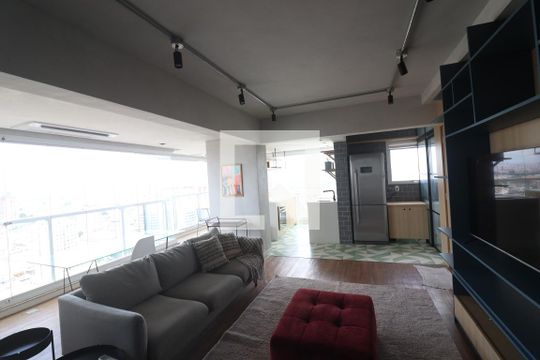 Sala  de apartamento para alugar com 1 quarto, 50m² em Jardim São Paulo, São Paulo