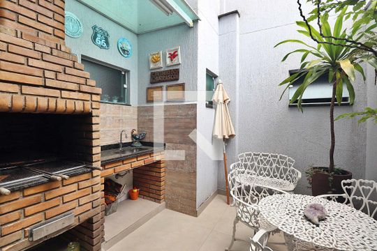 Varanda de apartamento à venda com 4 quartos, 263m² em Campestre, Santo André