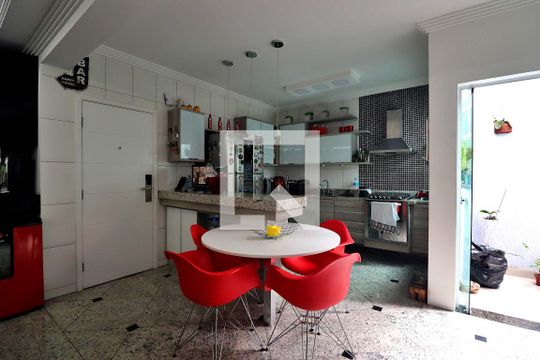 Cozinha de apartamento à venda com 4 quartos, 263m² em Campestre, Santo André