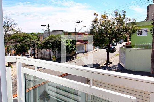 Varanda da Suíte 1 de casa à venda com 2 quartos, 59m² em Vila Curuca, Santo André