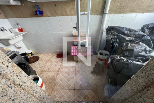 Área de serviço de casa à venda com 2 quartos, 74m² em Curicica, Rio de Janeiro
