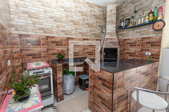 Área de lazer - churrasqueira de casa à venda com 6 quartos, 550m² em Conceição, Diadema