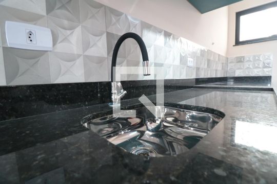 Cozinha - pia de kitnet/studio para alugar com 1 quarto, 40m² em Vila Regente Feijó, São Paulo