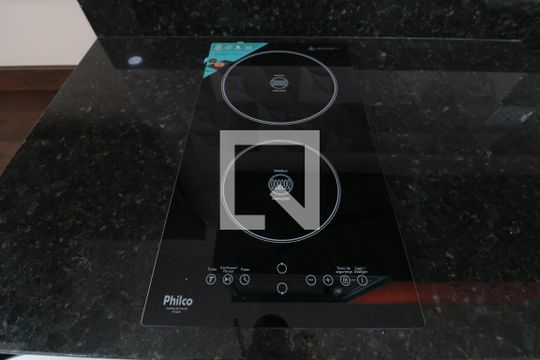 Cozinha - cooktop de kitnet/studio para alugar com 1 quarto, 40m² em Vila Regente Feijó, São Paulo