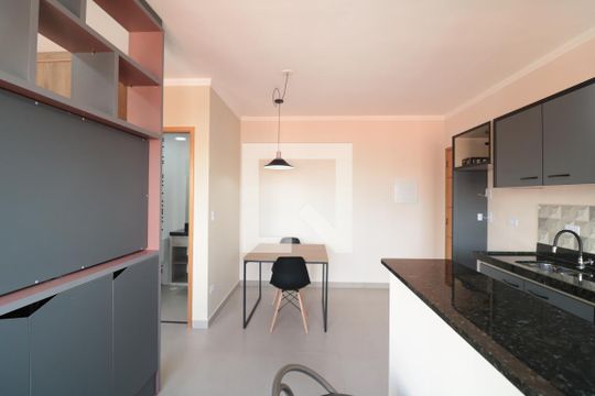 Sala/Cozinha de kitnet/studio para alugar com 1 quarto, 38m² em Vila Regente Feijó, São Paulo