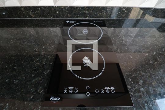 Cozinha - cooktop de kitnet/studio para alugar com 1 quarto, 38m² em Vila Regente Feijó, São Paulo