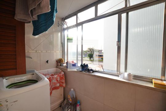 Área de Serviço de apartamento à venda com 3 quartos, 80m² em Cristal, Porto Alegre