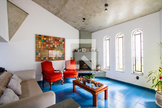 Sala de estar de casa para alugar com 4 quartos, 400m² em Vila Bastos, Santo André