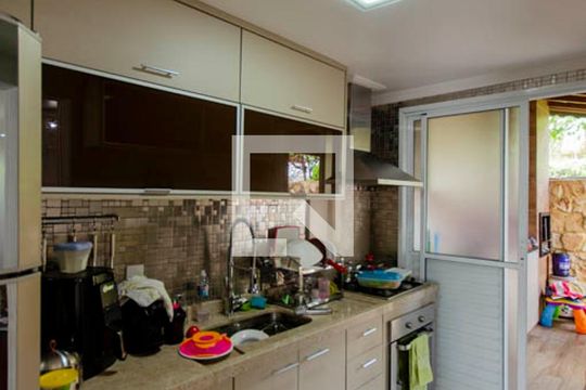 Cozinha de casa de condomínio à venda com 2 quartos, 115m² em Jardim Santa Maria, São Paulo