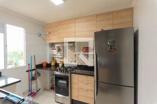 Cozinha de apartamento à venda com 2 quartos, 42m² em Jardim Bom Sucesso, Campinas