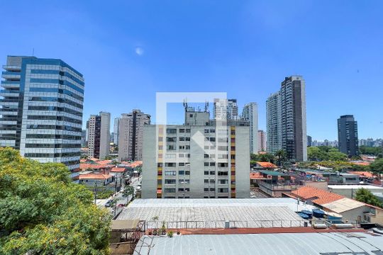 Vista de apartamento à venda com 2 quartos, 55m² em Vila Olímpia, São Paulo