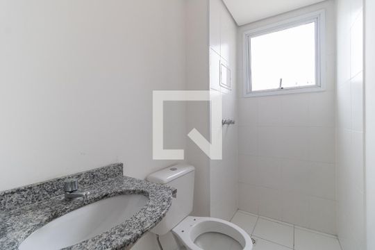 Banheiro de apartamento para alugar com 2 quartos, 47m² em Vila Caraguata, São Paulo