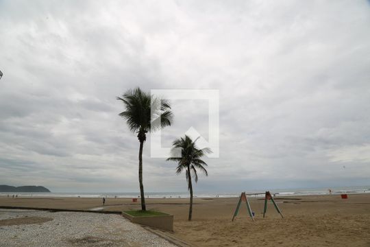 Vista  da Praia de apartamento para alugar com 1 quarto, 32m² em Aviação, Praia Grande
