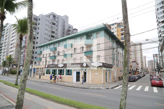Fachada de apartamento para alugar com 1 quarto, 32m² em Aviação, Praia Grande