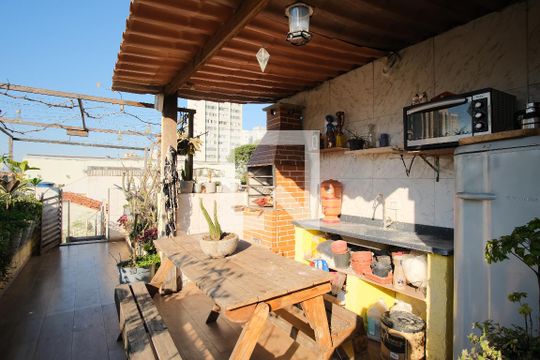 Espaço Gourmet de casa à venda com 3 quartos, 205m² em Parque São Jorge, São Paulo