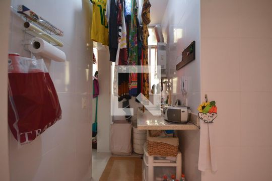 Detalhe da area de serviço de apartamento para alugar com 3 quartos, 96m² em Flamengo, Rio de Janeiro
